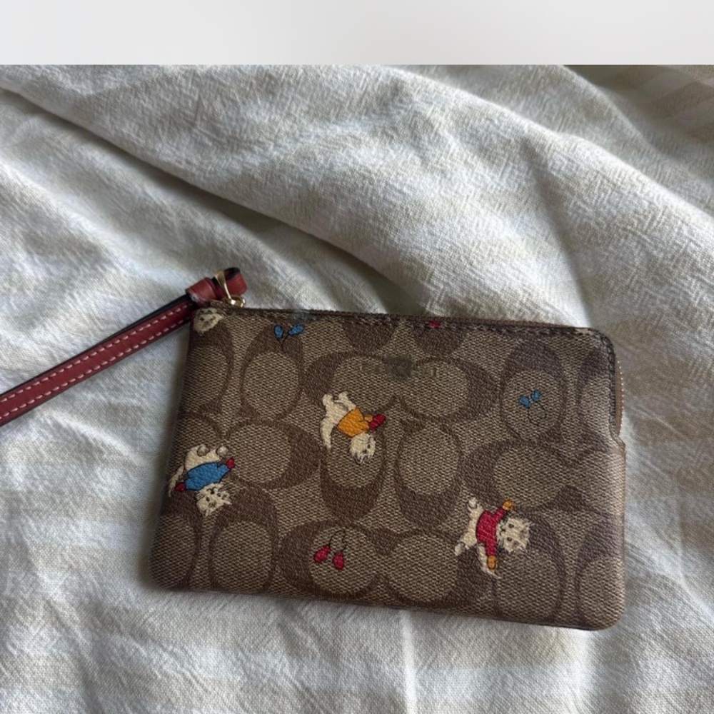 Coach Wristlet with Cats